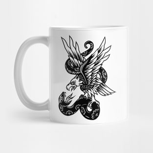 Bird and snake Mug